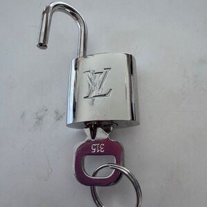 Louis Vuitton Shiny Silver Lock